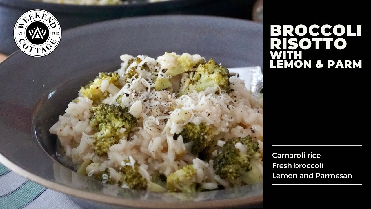 BROCCOLI RISOTTO | Lemon, Parmesan, Leeks and Garlic
