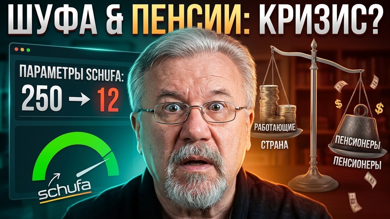 🔥 Изменения в Schufa с марта 2026! Пенсионеры - обуза для страны?
