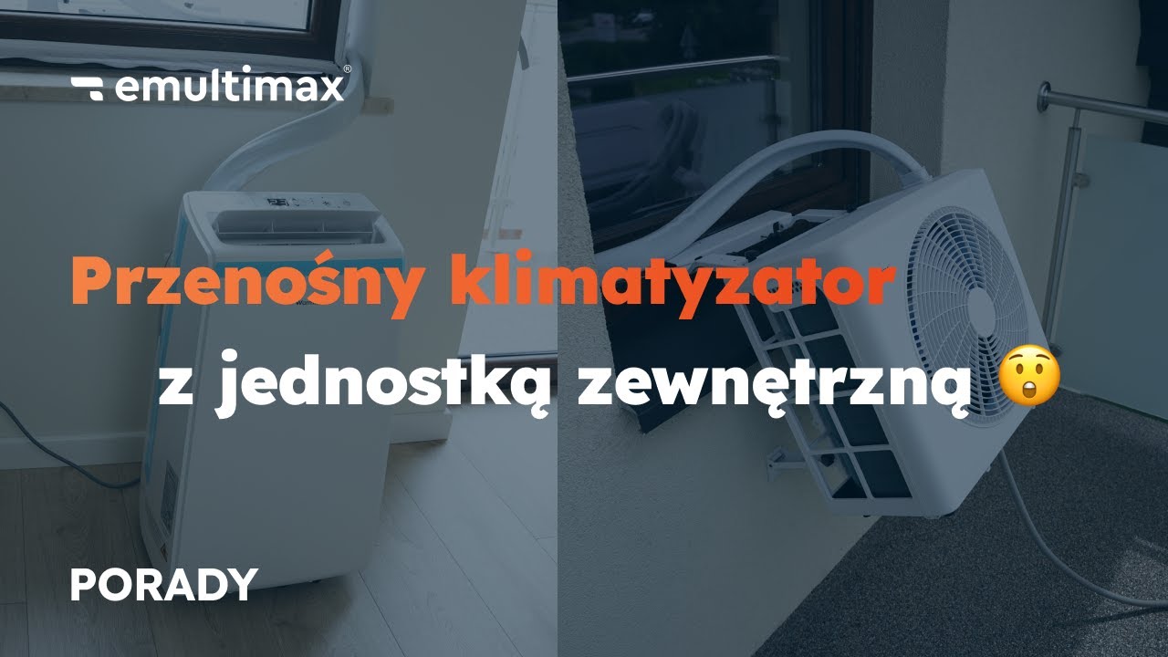 Klimatyzator przenośny bez rury z jednostką zewnętrzną?🤔 Unboxing i montaż klimatyzatora hybrydowego