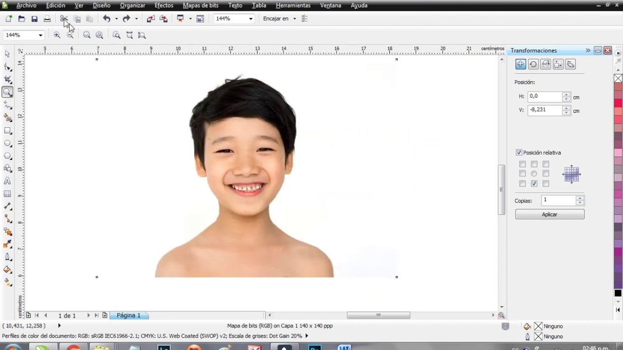 Corel Draw   crear un Estencil