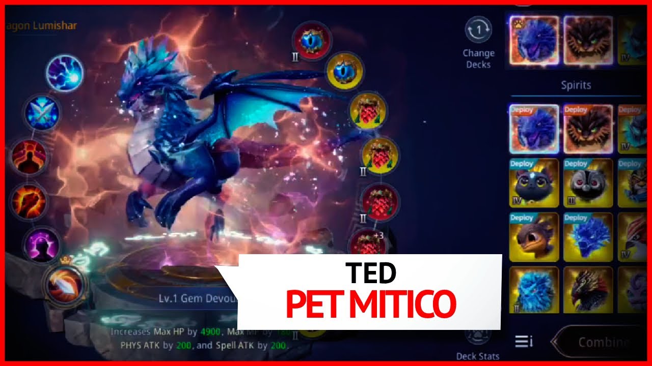 TED PEGA MAIS UM PET MITICO, TOP 1 GLOBAL 888K - MIR4