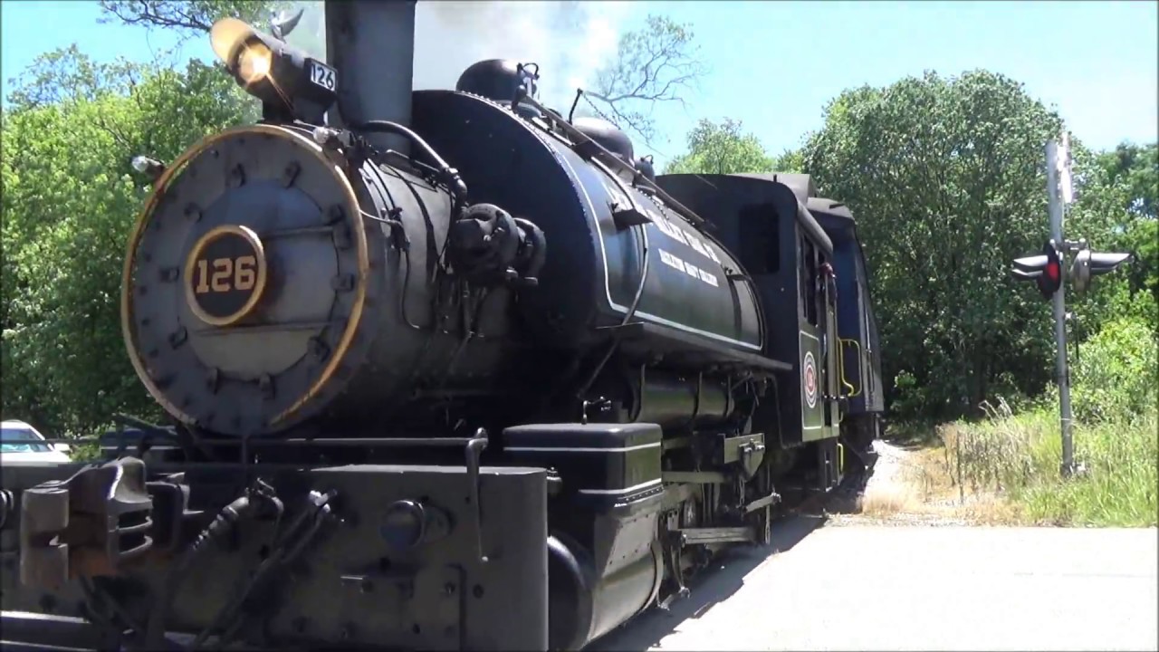 Wilmington and Western Railroad Part 3: Sunday Pufferbelly Express LVC 126, B&O 8408 HD 6/12/16