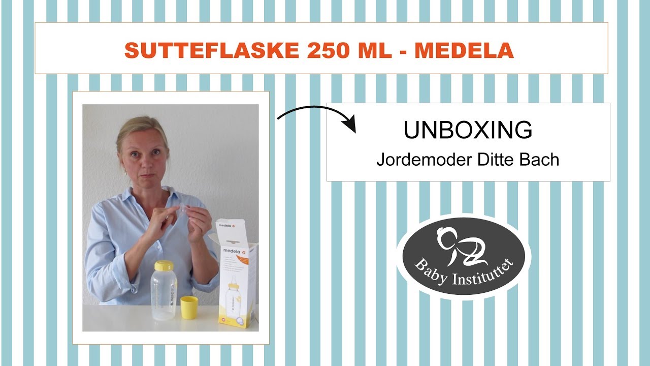 250 ml sutteflaske fra Medela - stor flaske
