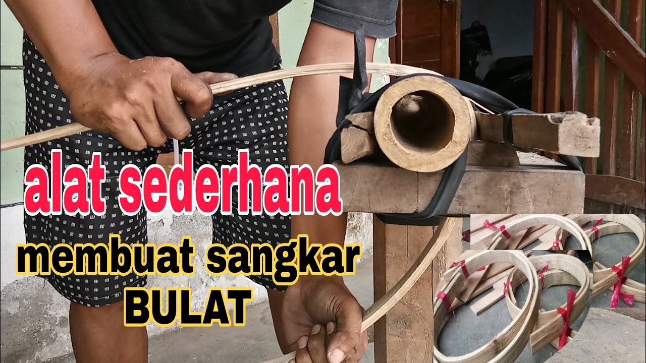 Buat RING/CINCIN sangkar BULAT dengan ALAT seadanya,,