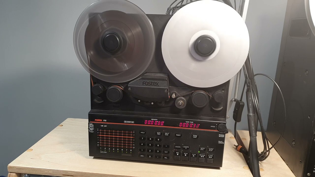 FOSTEX R8 controlled by Alesis LRC or Midi MMC using Arduino