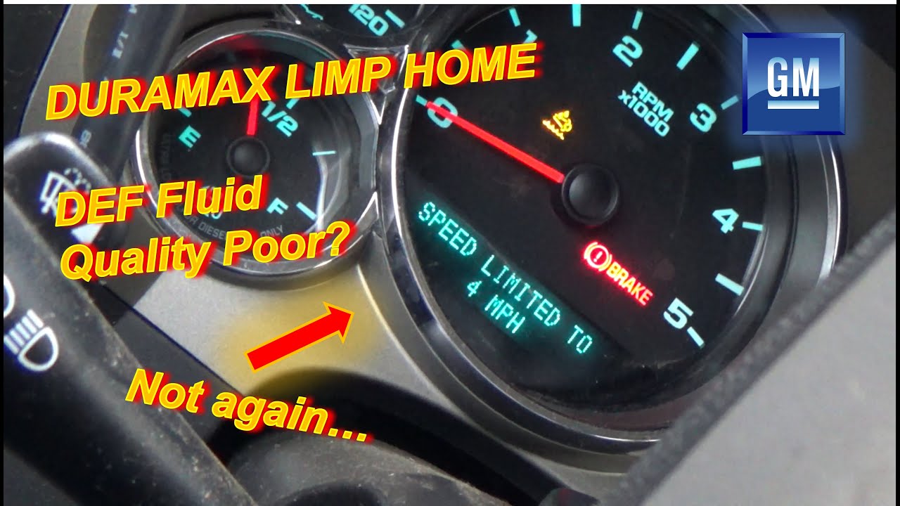 New Year....Same PROBLEMS! (GM Duramax LIMP HOME 4mph - DEF Fluid Quality Poor?)
