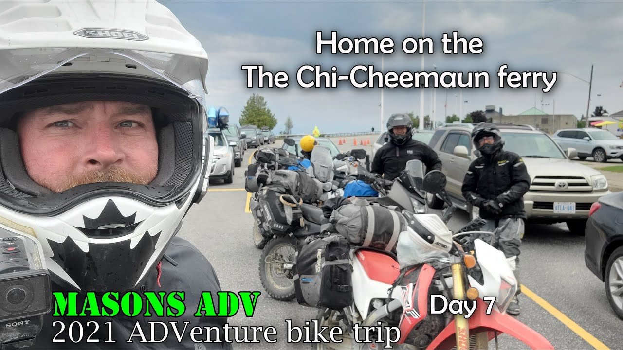 Day 7 and the boat home August 2021 ADVenture bike trip | KLR 650 | CRF 250L | Triumph 900 Rally Pro