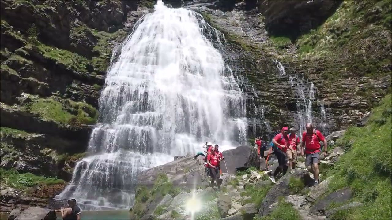Pirineus Espanha - Vale de Ordesa - Senda dos Cazadores - Faja de Pelay - Cola de Caballo - Pradera