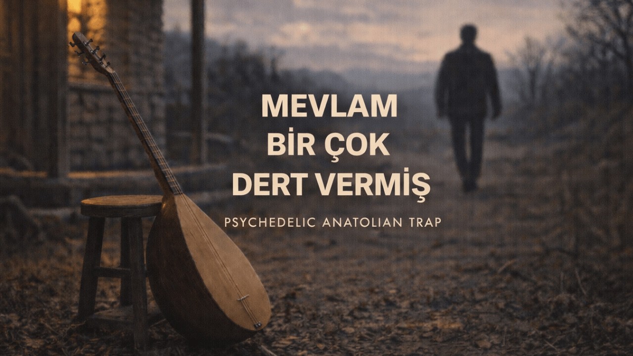 Mevlam Bir Çok Dert Vermiş - Psychedelic Trap Cover  #PsychedelicAI #AICovers #psychedelicmusic