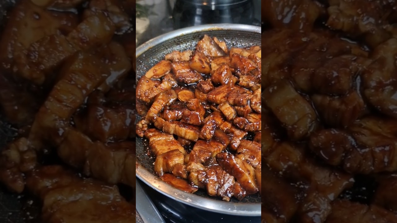 Schweinebauch nach asiatischer Art#shorts#baich#rezept#lasierterbauch