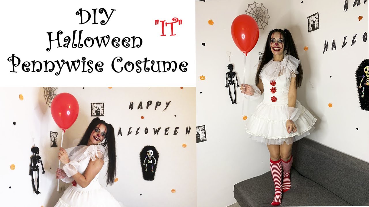 DIY PENNYWISE COSTUME TUTORIAL - Easy 