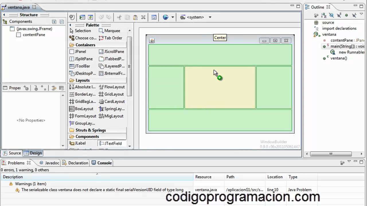Java grafico: haz Interfaces gráficas en Java fácilmente con eclipse