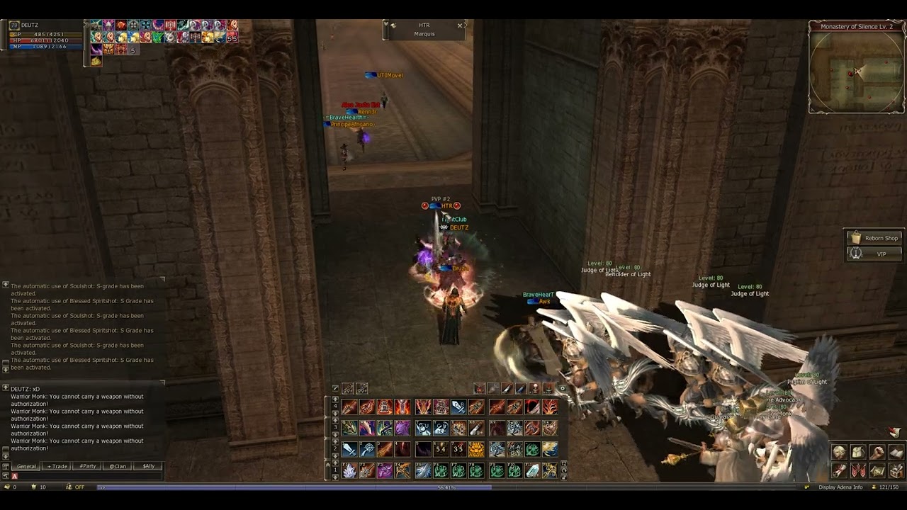 Lineage II Reborn x10 testing