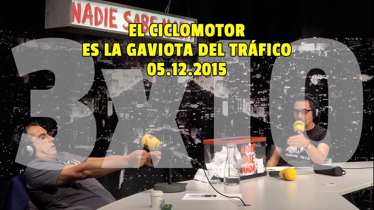 NADIE SABE NADA 3x10 | El ciclomotor es la gaviota del tráfico