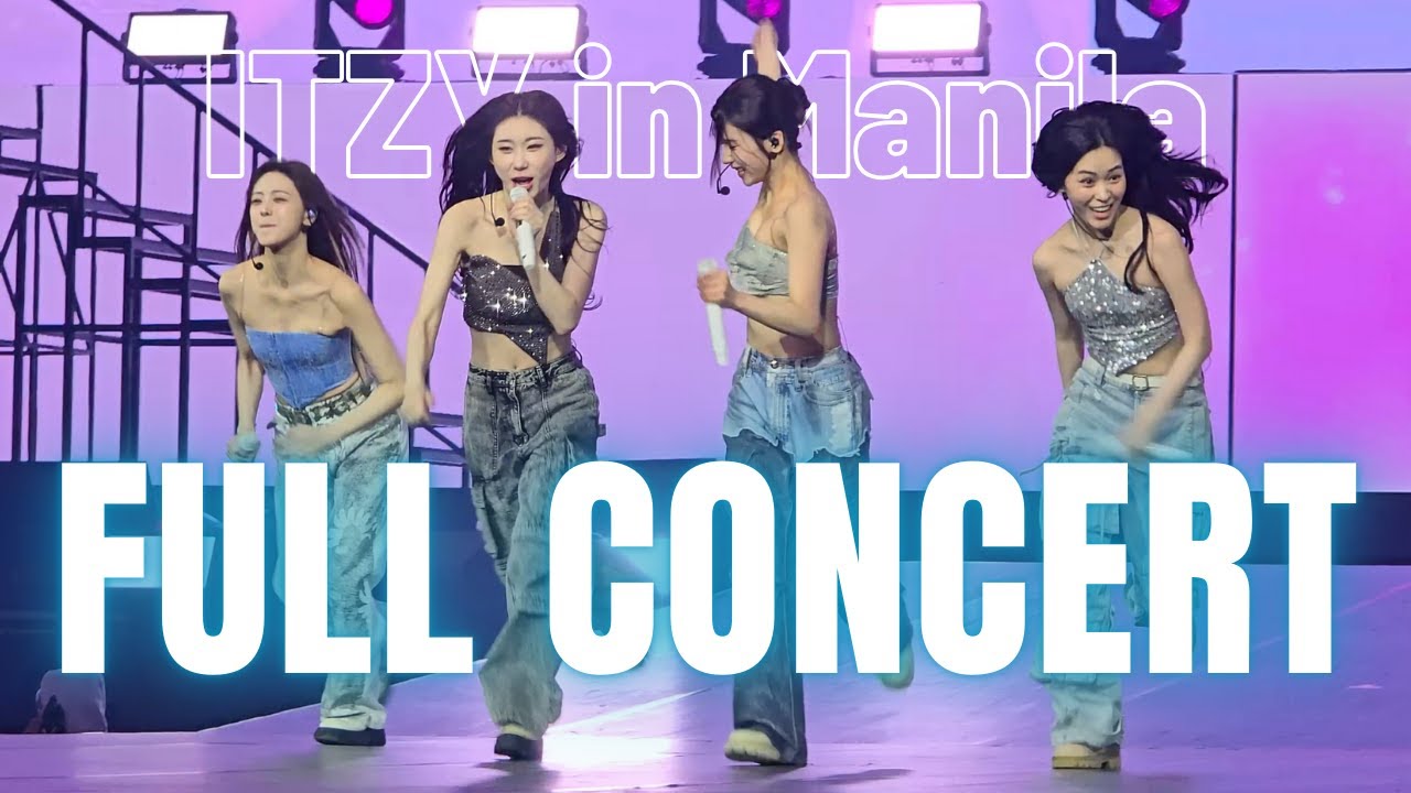 ITZY in Manila, Philippines - FULL CONCERT 4K FAN CAM: ITZY 2ND WORLD TOUR “BORN TO BE” (2024/08/03)
