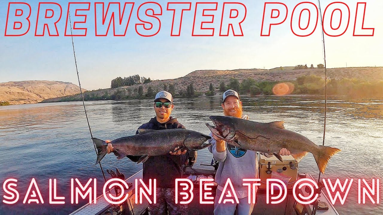 Salmon fishing at Brewster, WA with Bite Me Northwest Guide Service! (Sockeye&King BEATDOWN)
