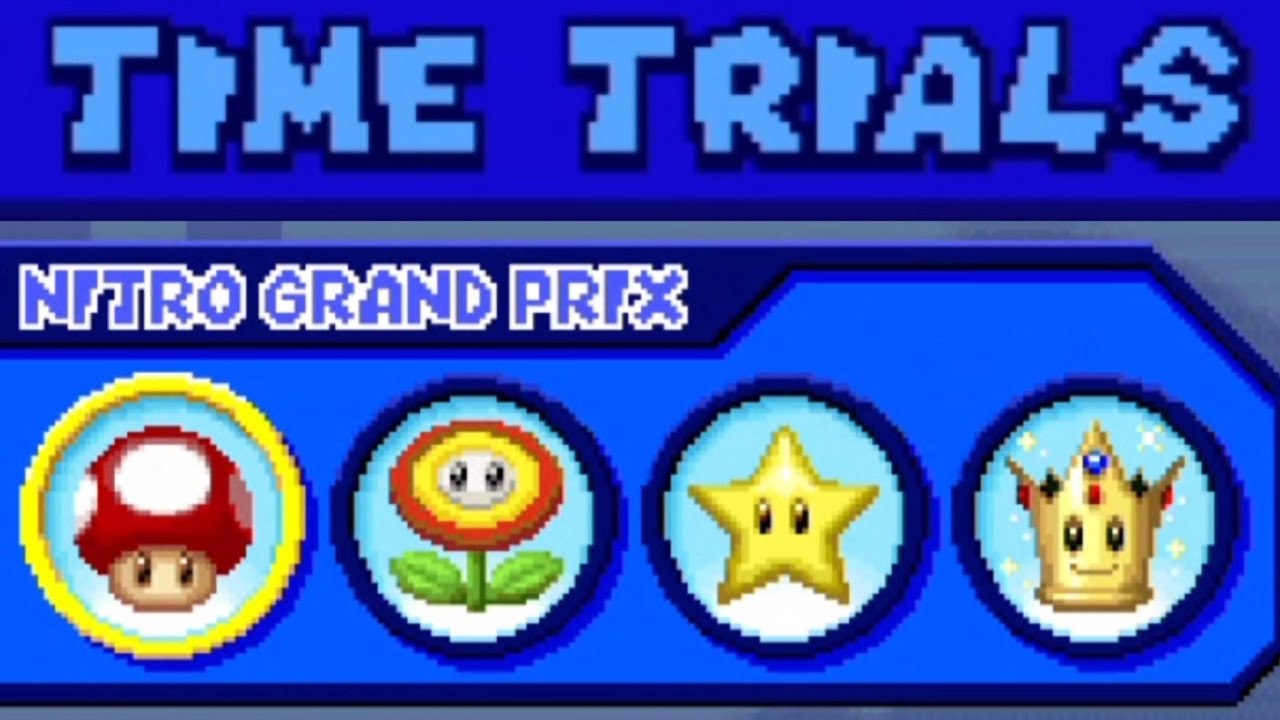 Mario Kart DS, часть 12: Гонки на время, Кубки Nitro