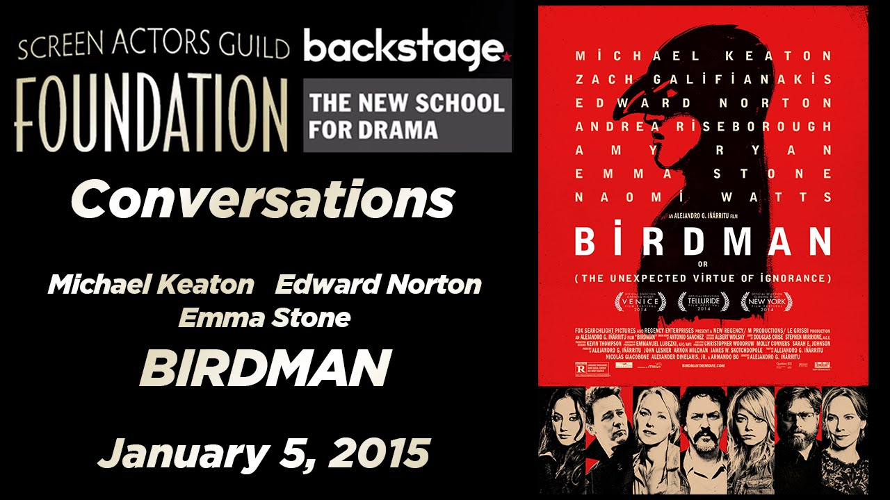 Conversations with Michael Keaton, Edward Norton, and Emma Stone of BIRDMAN