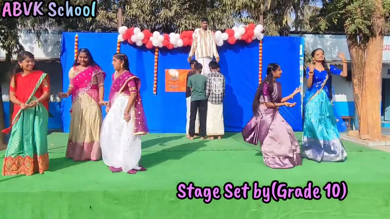 Sankranthi Fest Day-2 🎉|Cultural Dance| Kite Making 🪁| Rangoli🌸