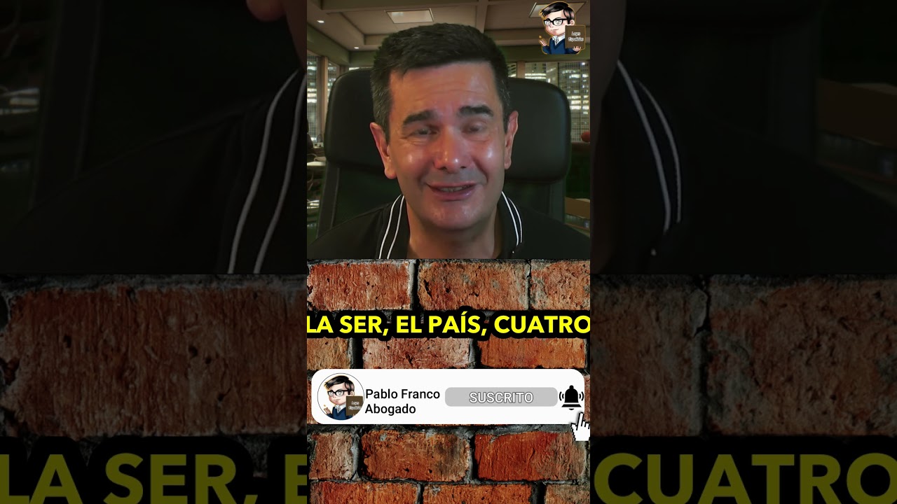❌PABLO FRANCO @pablofrancoabogado SOBRE LA ACTUACI&Oacute;N DE PEDRO SANCHEZ FRENTE ANA ROSA  ❌