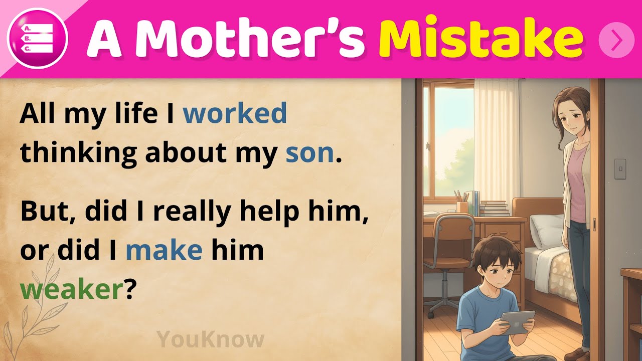 A Mother's Mistake | Learn English Through Stories