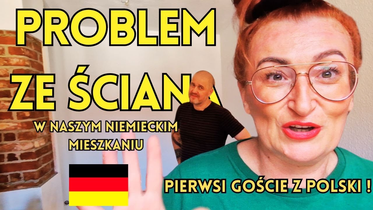 125. Mieszkanie w Niemczech⚫🔴🟡 🏚️/ Zalana ściana! ?/ Goście z Polski ❤️/ historia jednego zdjęcia.