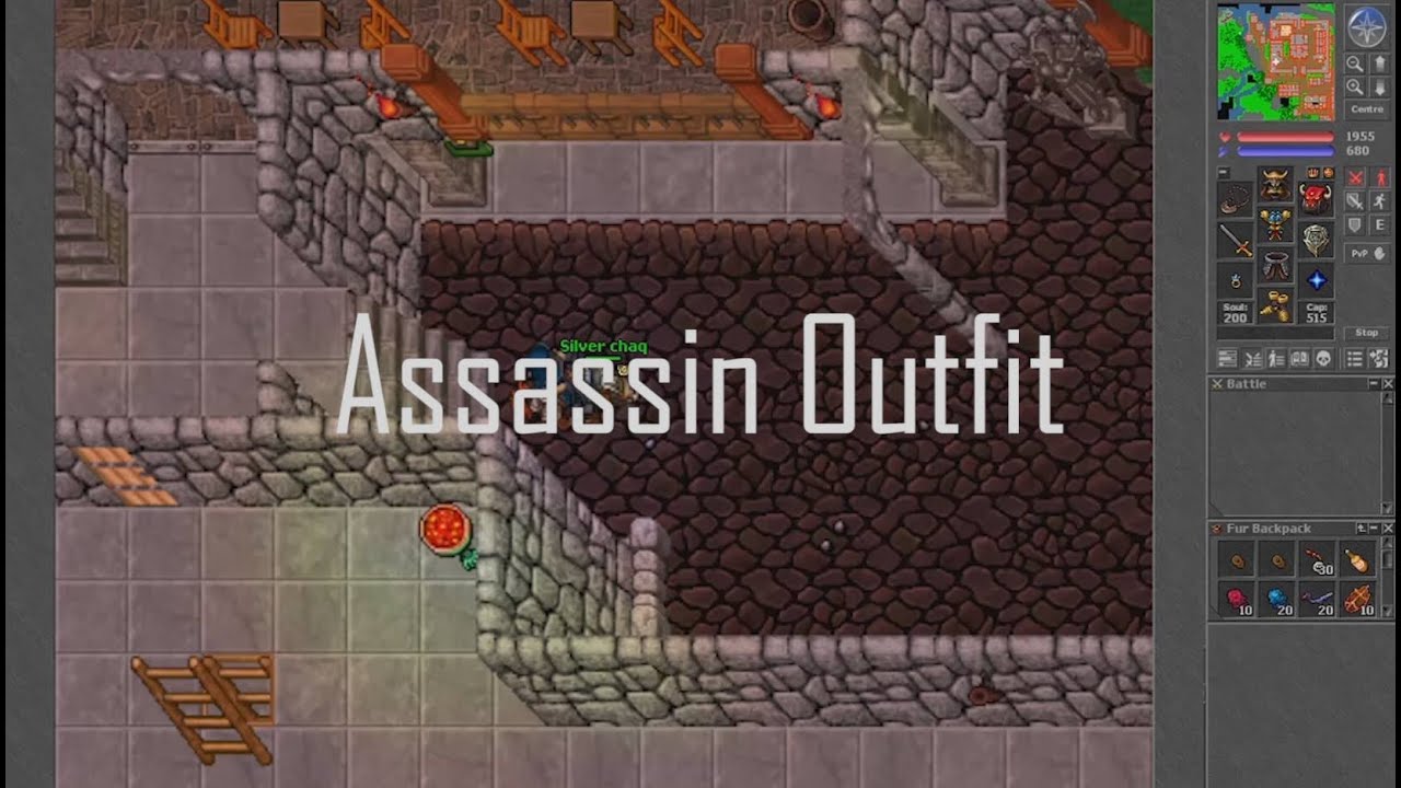 Tibia: Assassin Outfit, en Español