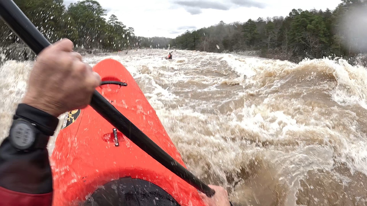 He's swimmin'! And more excitement on MO whitewater