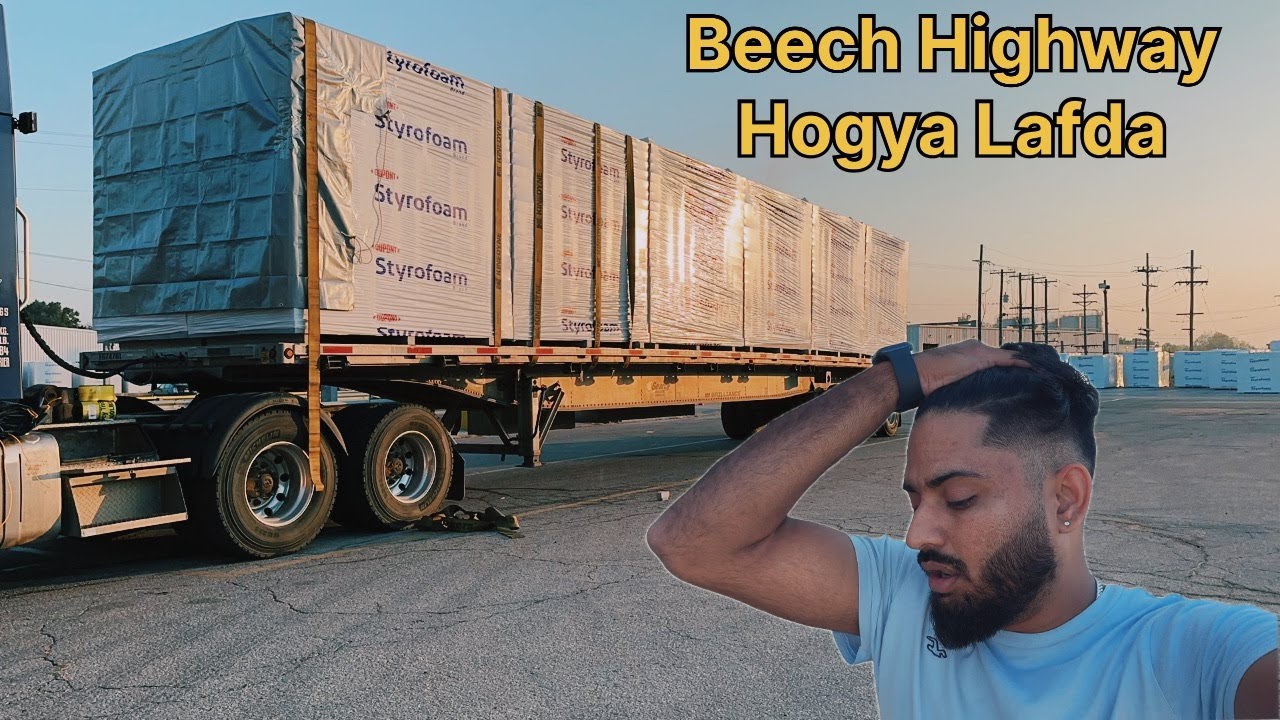 Beech Highway hogya Lafda | USA 🇺🇸 Ka Rest Area And Highways | Aj Kya Kiya Load ? | 10