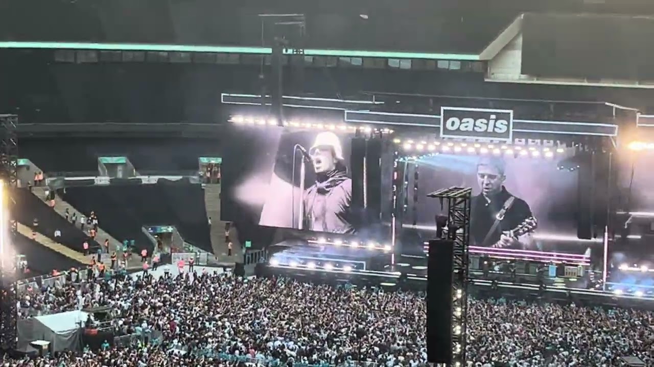 Oasis- Acquiesce at Wembley Stadium 2nd August 2025