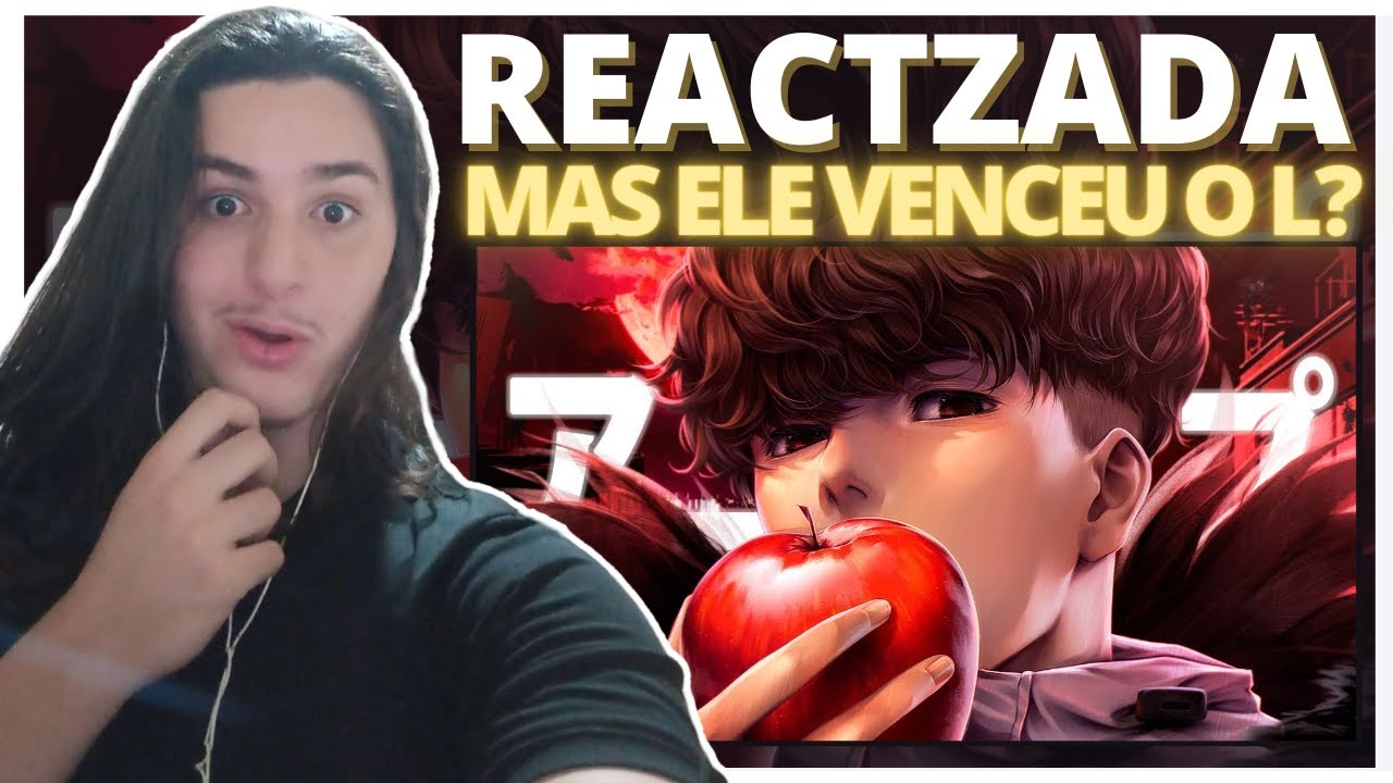 REACT: ♪ Minoru Tanaka (Death Note) | O Novo Kira | AniRap