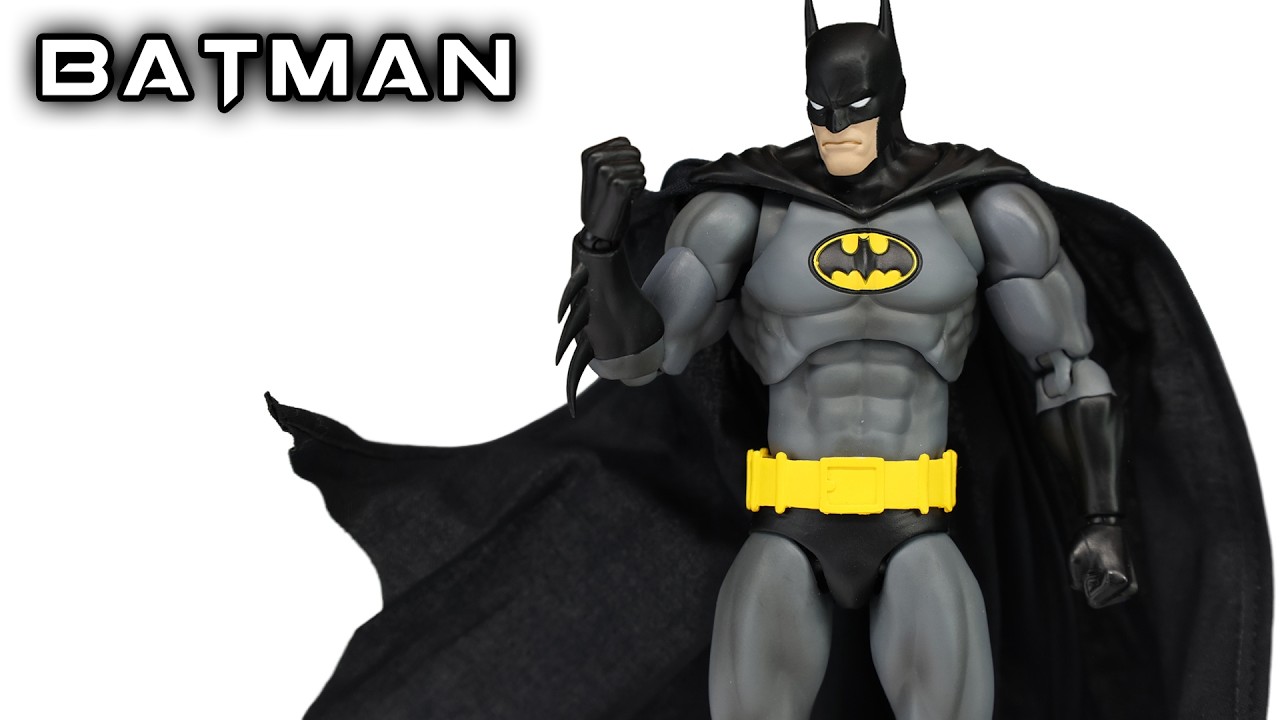 Mafex BATMAN No.270 (Knight Crusader Black Ver.) Action Figure Review