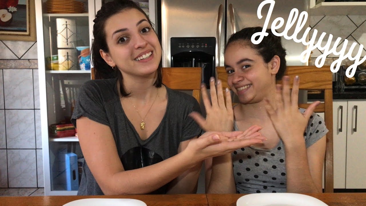 EXPERIMENTANDO JELLY BELLY COM MINHA AMIGA