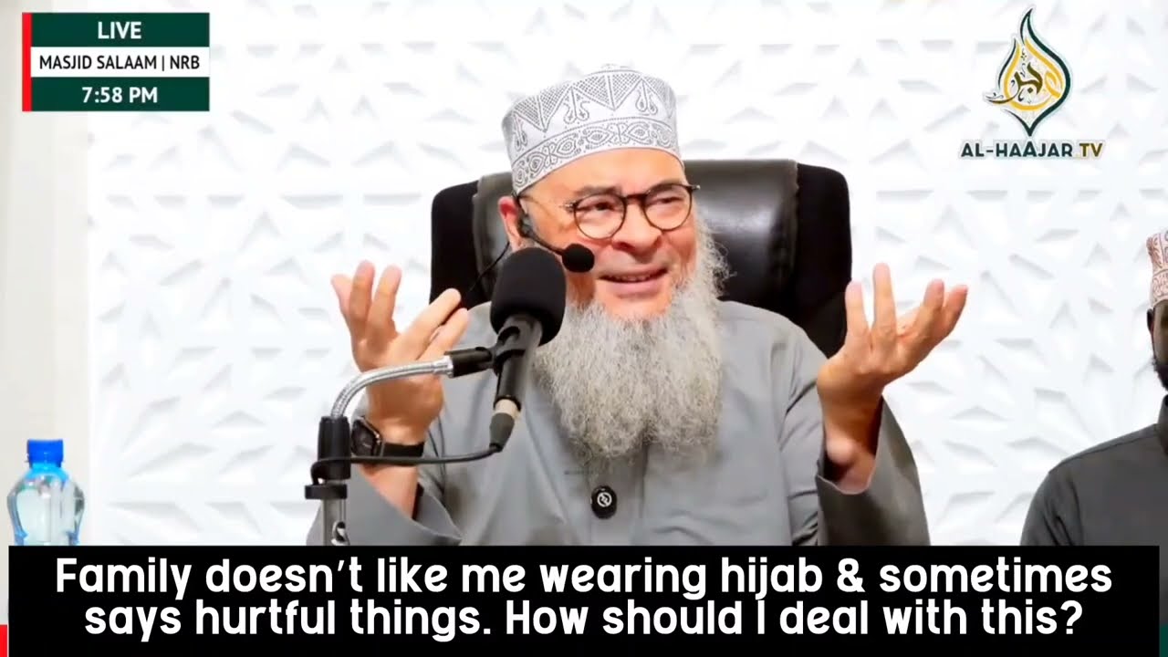 Family doesn't like me wearing hijab, says hurtful things How to deal with it #islam assim al hakeem