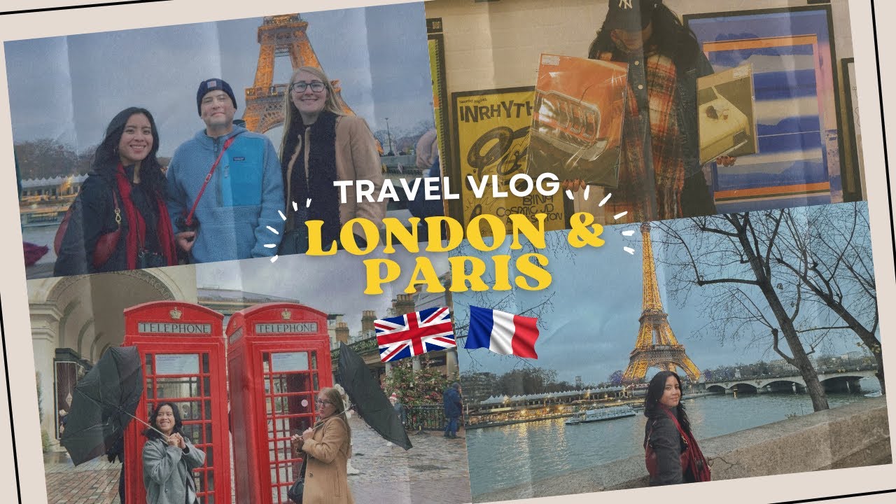London + Paris: Travel Vlog + My Photos in a Gallery?!