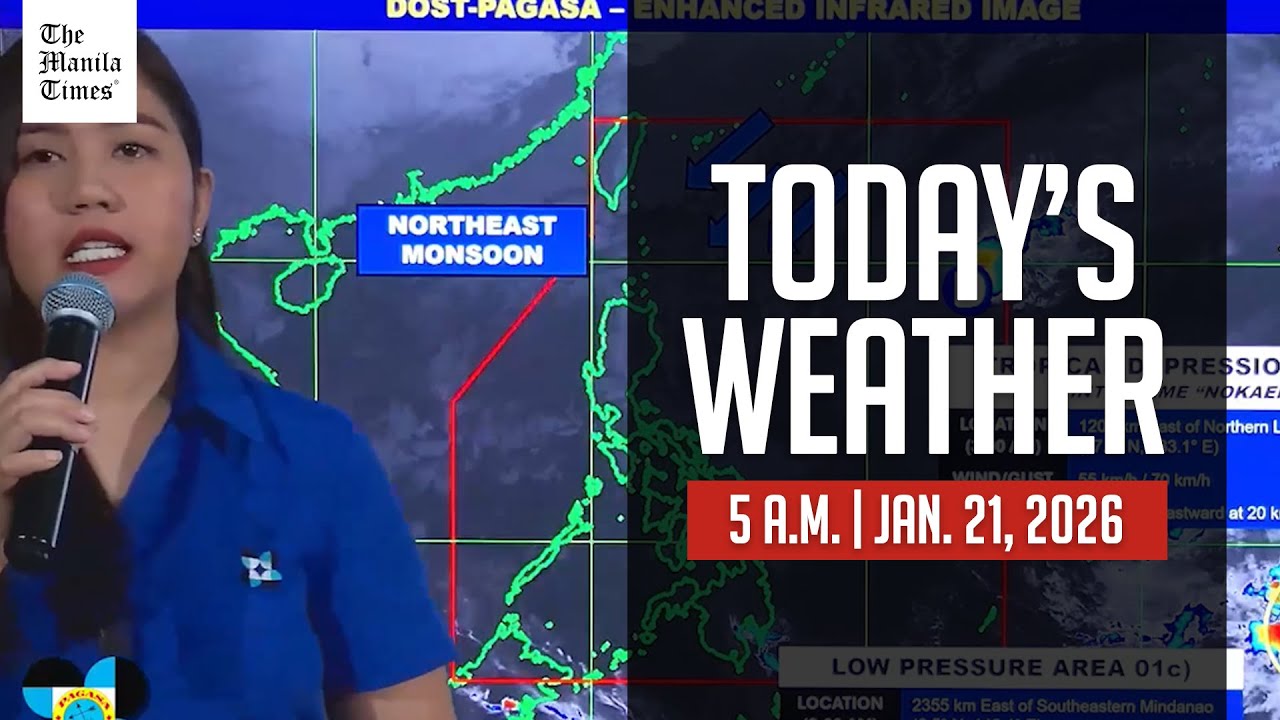 Today's Weather, 5 A.M. | Jan. 21, 2026