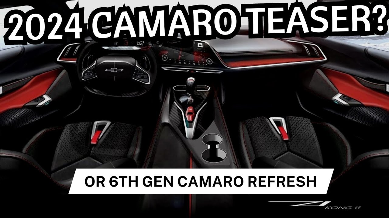 2024 CAMARO or 7th GEN CAMARO TEASER? From GM Design