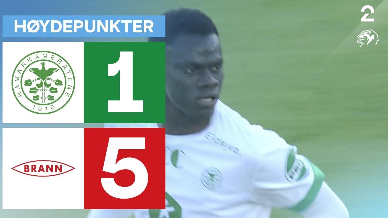HamKam 1 - 5 Brann - H&oslash;ydepunkter