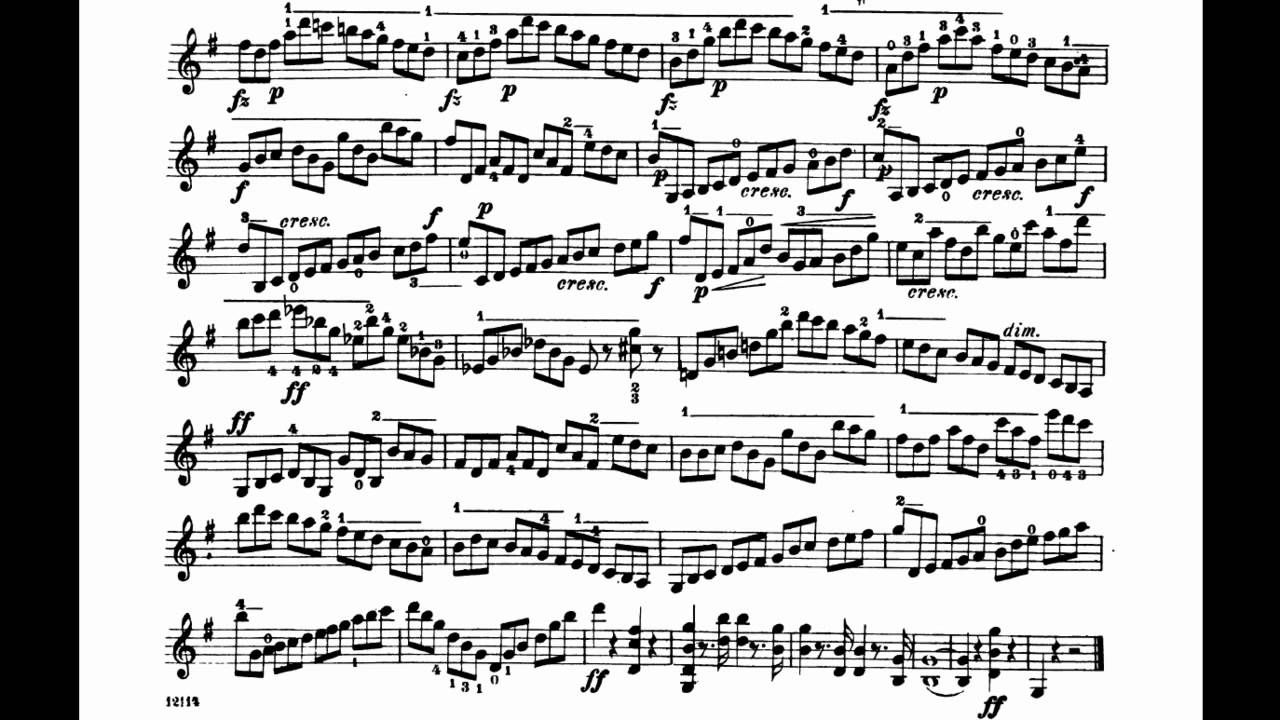 Metodo para violin Kayser - Ejercicio 18