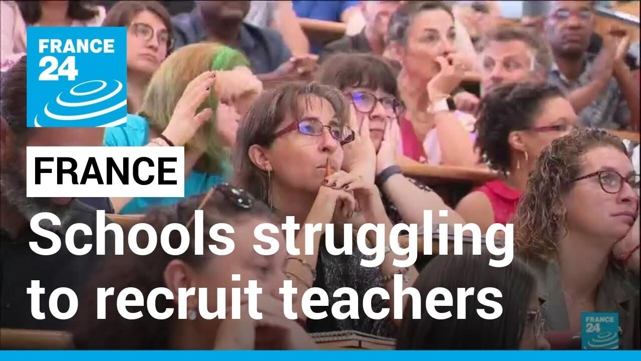 French schools struggling to recruit teachers as classes begin &bull; FRANCE 24 English