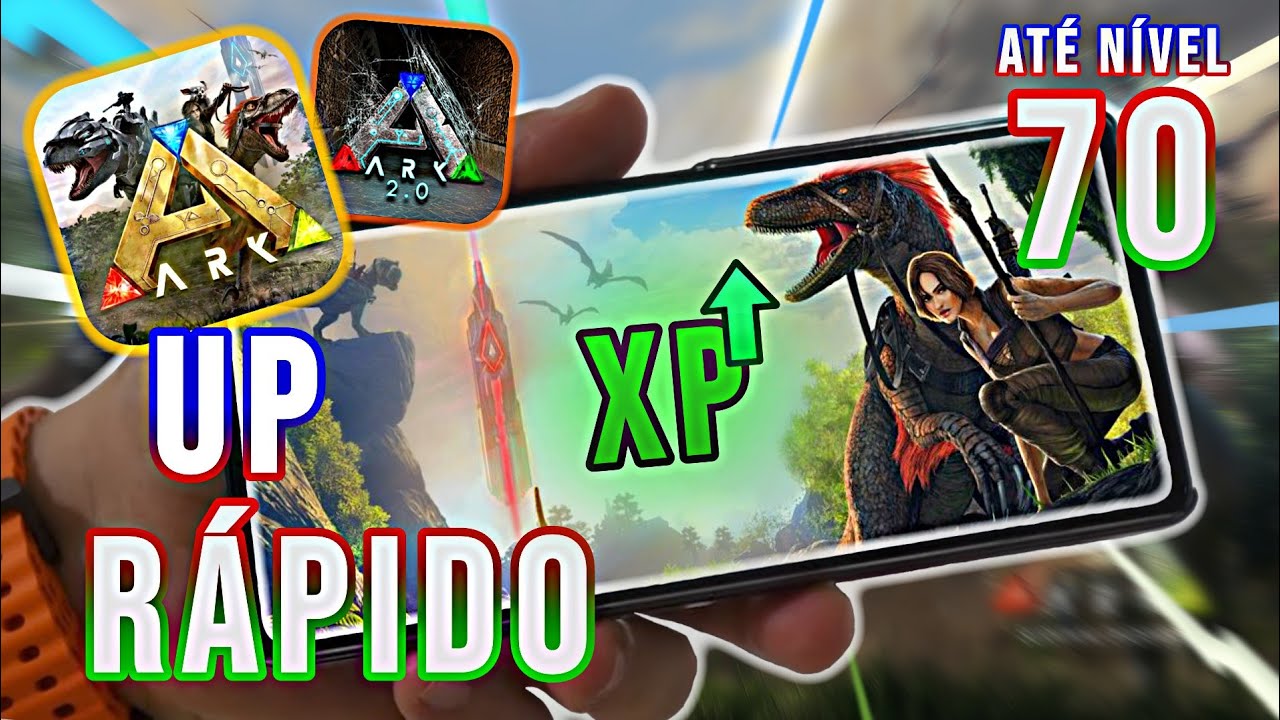Como UPAR SUPER RÁPIDO e MELHOR LOCAL para FAZER sua BASE no ARK Mobile