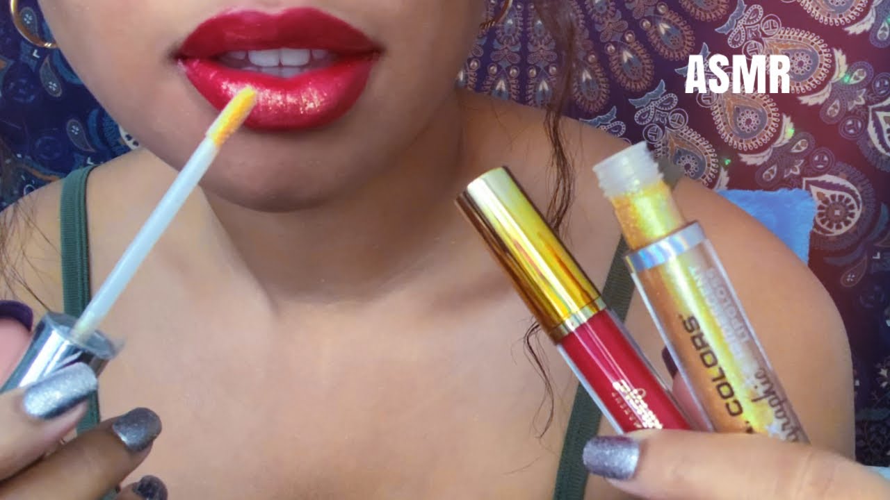 ASMR | Lipgloss Application 💄Pumping & Tapping 👄