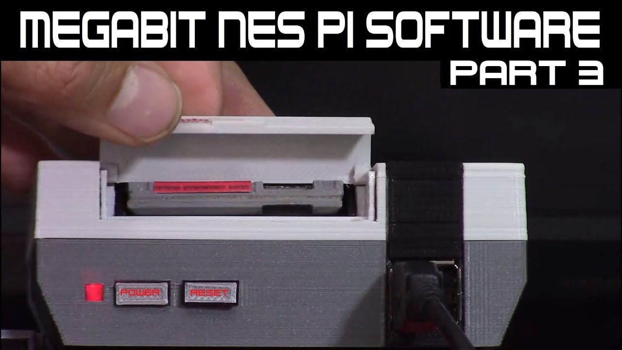 Megabit Mini NES PI case For Raspberry Pi 3... part 3 software