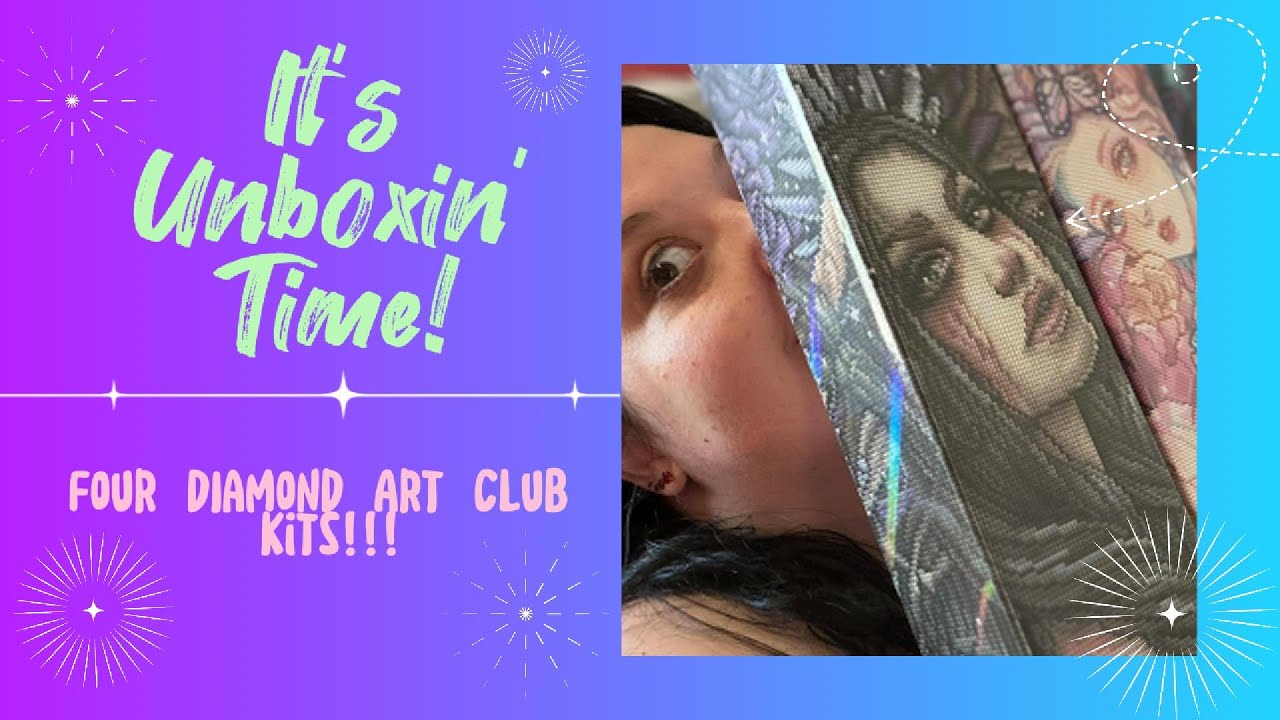 It's Unboxin' Time! | Four Diamond Art Club Kits |