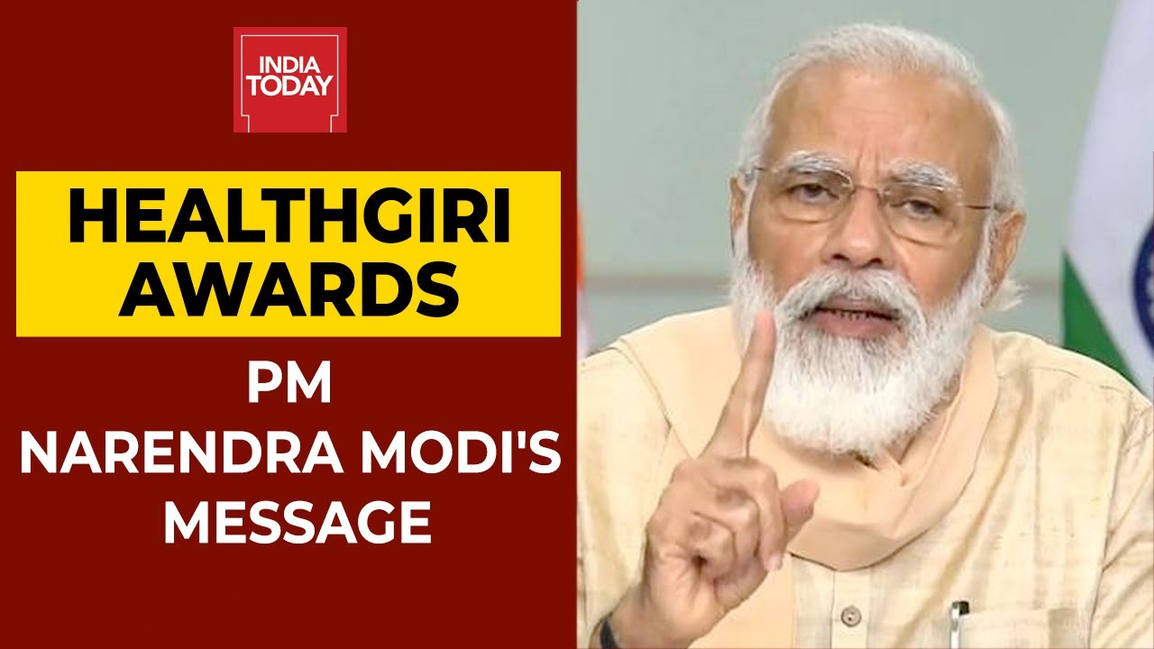 Prime Minister Narendra Modi Lauds India Today Group For Healthgiri Awards