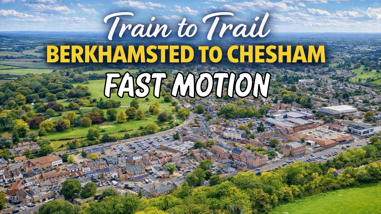 Walk 200 | Train to Trail | Berkhamsted to Chesham #walkingtour  #chilternhills  #notalkingwalk
