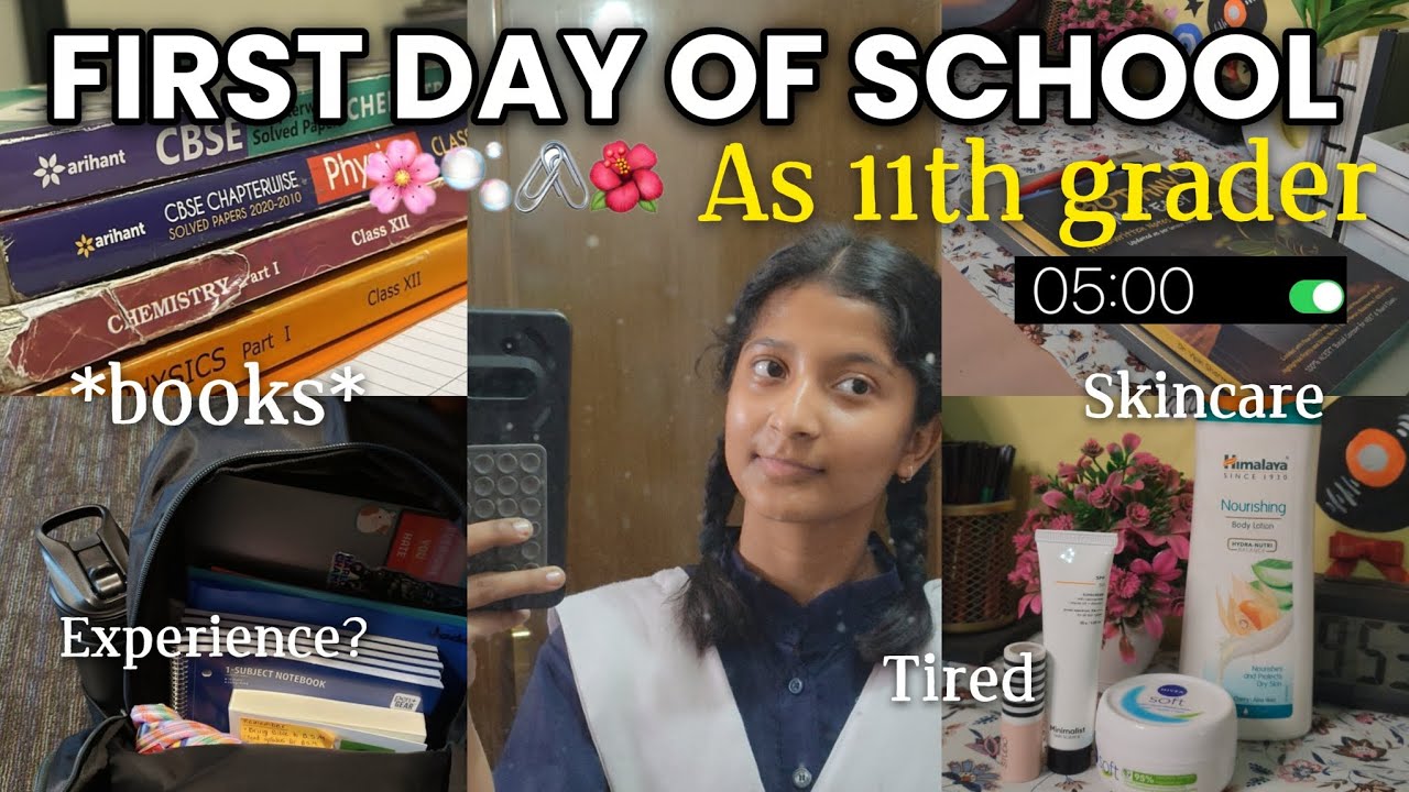 🎒First Day Of School as *11th grader*📑✨&hellip; it wasn&rsquo;t what I expected 👀&rdquo;| class 11 study vlog