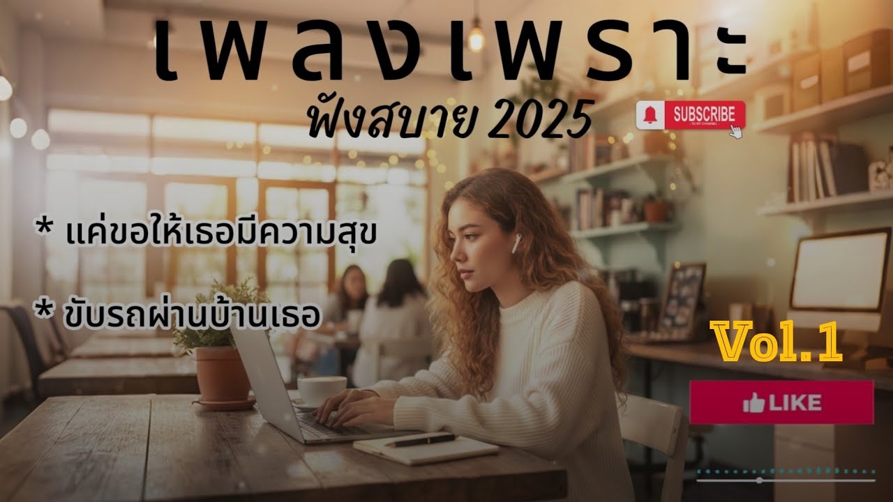 เพลงเพราะๆ | เพลงฟังเวลาทำงาน | เพลงซึ้งกินใจ | เพลงฟังใน Cafe` | ฟังสบาย 2025 Vol.1