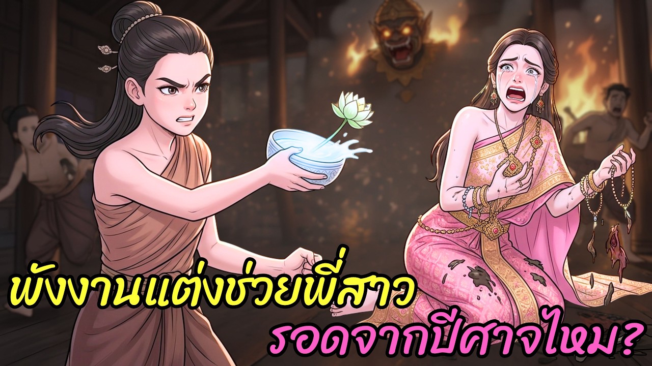 งานวิวาห์สยอง! สุดาหวังรวย น้องสาวแฉร่างจริงพญายักษ์
