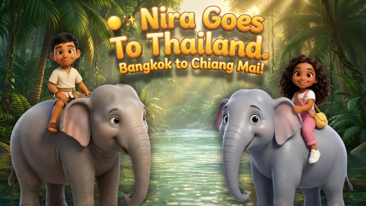 🇹🇭 Nira Goes to Thailand | Bangkok's Floating Market Adventure for Kids